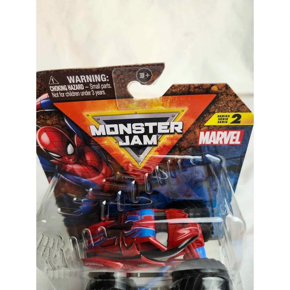 Monster Jam Marvel The Amazing Spider-Man Monster Truck Series 2 1:64 Scale New